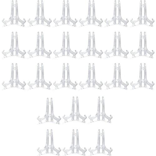 Easels Stand Plate Holders to Display Pictures Frame Collectibles Mini Easel Stands for Home Tabletop 64 Pieces