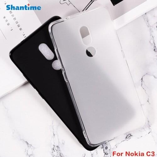 For Nokia C3 Gel Pudding Silicone Phone Protective Back Shell For Nokia C3 Soft TPU Case