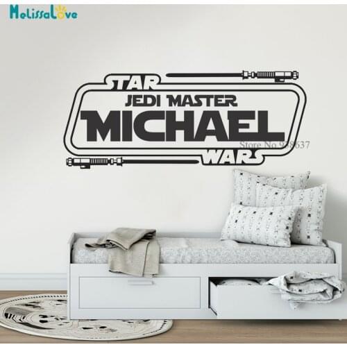 Personalized Decal Custom Name Boys Room Sticker Nursery Playroom Removable Vinyl Wall Sticker BA795