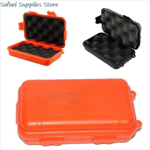 Outdoor Shockproof Waterproof Airtight Survival Storage Case Container Carry Box 12cm*8cm*4cm