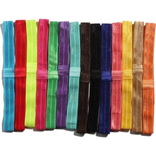 10PCS 1.5CM Width Nylon Headband Nylon Hair Tie Elastic Band For Hair Accessories Headbands For Girls Kid Head