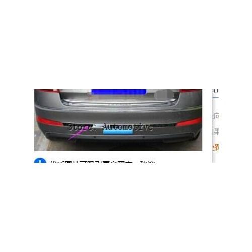 New ! Stainless steel Boot after the article on the details For 2014 2015 2016 2017 2018 for Skoda Octavia