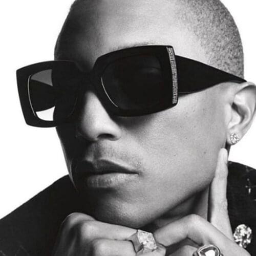 Oversized Black Style Shades For Women Big Frame Fashion Sunglasses New Brand Square Sunglasses Woman Female UV400 Glasses