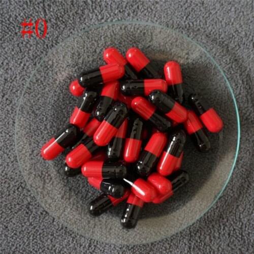 0# 2000pcs 0 Size High Quality Empty Capsules, DIY Hollow Gelatin Capsules ,Hard Gelatin Joined or Separated Portable Capsules