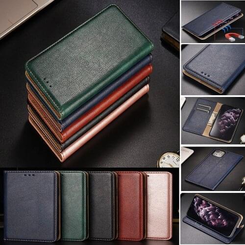 For Xiaomi Redmi case Luxury Leather Flip Business fashion cover Stand invisible magnets phone Capa funda
