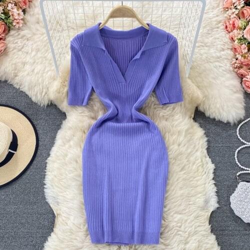 Модные трикотажные платья RUGOD China At AliExpress