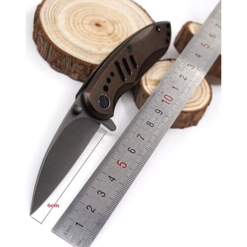 Folding Pocket Knife Survival Tactical Knife 3Cr13 Blade Aluminium Handle Hunting Knives Camping Outdoor EDC Tools