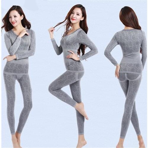 Thermal Underwear Women Long Johns Women For Winter Warm Long Johns Cotton Sexy Thermal Underwear Set For Women Long Underwear