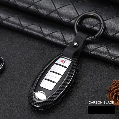 Cabon Fiber Alloy Car Remote Key Cover Case For Nissan Qashqai J10 J11 X-Trail t31 t32 kicks Tiida Pathfinder Murano Note Juke