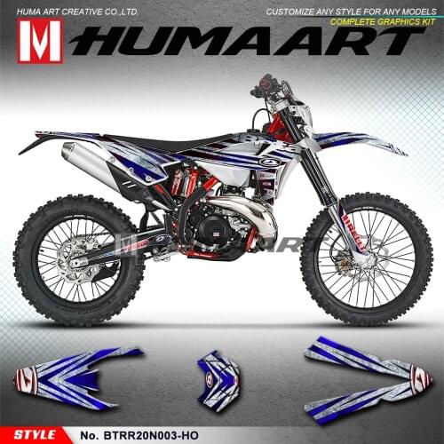 HUMAART Motocross Stickers Off-Road Decals Graphics Vinyl Wraps for Beta RR 125 250 300 350 390 430 480 2020 2021