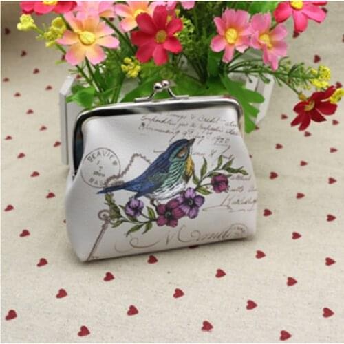 YLWHJJ brand women Vintage bird Coin Purse Anime wallet cute popular style