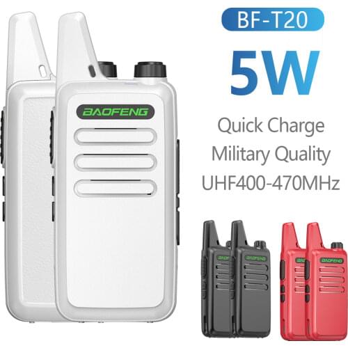 2PCS Baofeng BF-V9 USB 5V Fast Charge Walkie Talkie 5W UHF 400-470MHz 16CH Ham Portable Radios Upgrade of BF-888S Two Way Radio