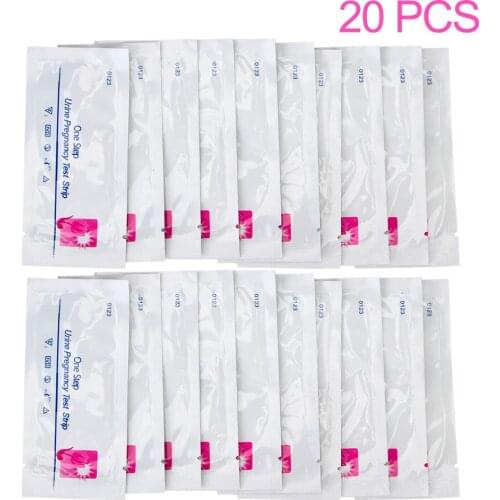 Early Pregnancy Test Strips Home Private Urine Measuring Expecting a baby Women HCG Early Testing Kits 99% Accuracy 20Pcs