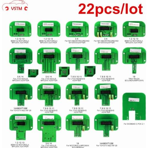22pcs BDM adapters BDM Probe Adapters Full Set LED BDM Frame ECU RAMP Adapters