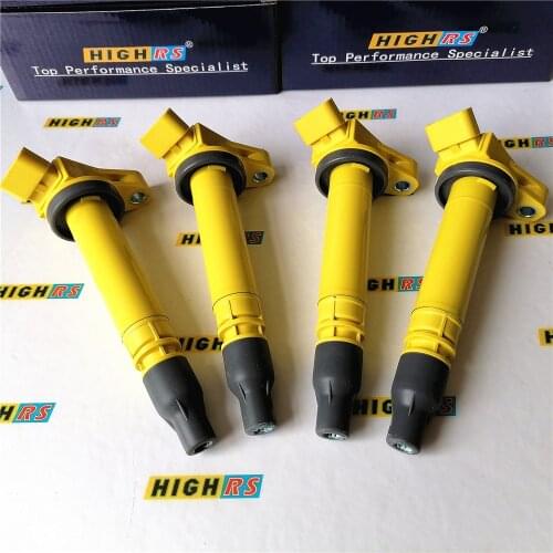 4 Ignition coil pack Plug For 2012-2015 Scion IQ 1.3L L4 UF663 90919-02257 performance
