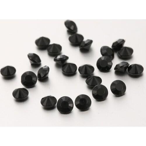 5000PC 4.5mm Black Acrylic Diamond Decoracion Boda Decoration Diamond Crystal Confetti Wedding Party Supplies