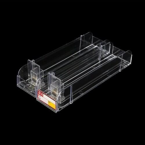 8pcs Fashion Supermarket Plastic Cigarrette Display Shelves Holder Drinks Tobacco Display Stand Rack Shelf Storage Pushers