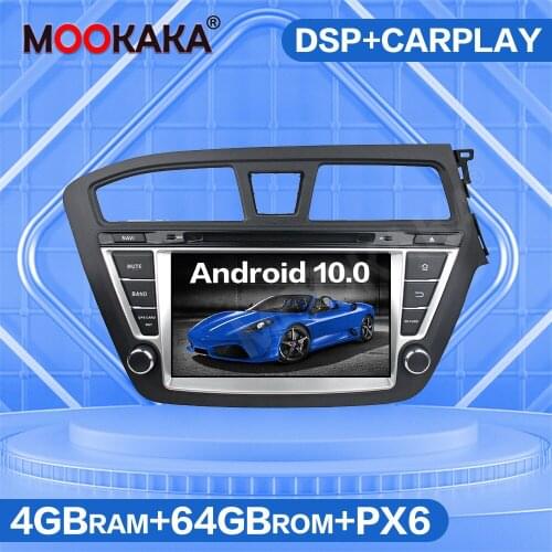 Android 10.0 64GB Car Radio GPS Navigation For HYUNDAI I20 I 20 2014 - 2019 Audio Stereo Multimedia Player Head Unit Autostereo