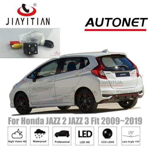 JIAYITIAN car Rear View Camera For Honda JAZZ/Fit Shuttle Hybrid 2007~2019 CCD Night Vision backup camera License Plate camera