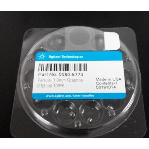 For Agilent 5080-8773 Sealing washer, Graphite ferrule, 1mm 10 Per Pack