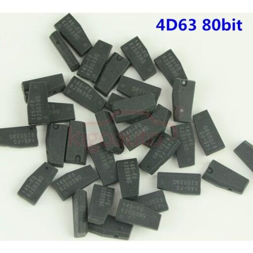 Kigoauto 5PCS Transponder Key remote car key chip blank suitable for Ford 4D63 80 bit chip transponder carbon