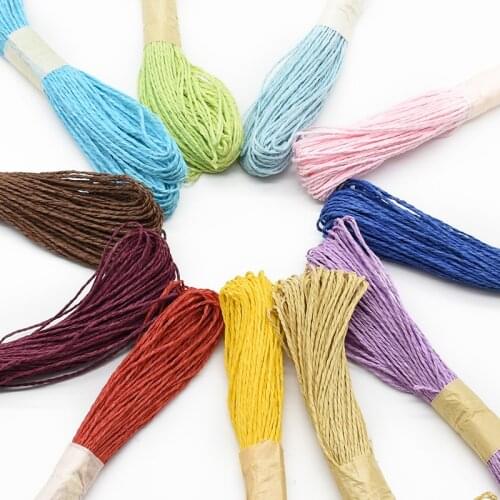 30 meters/lot Cheap hemp rope diy gift candy box home decoration accessories christmas Crafts Wedding packing materials Handmade