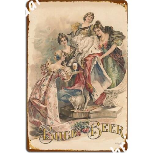 Beer Poster Metal Plaque Wall Pub Kitchen Wall Decor Personalized Tin Sign Poster