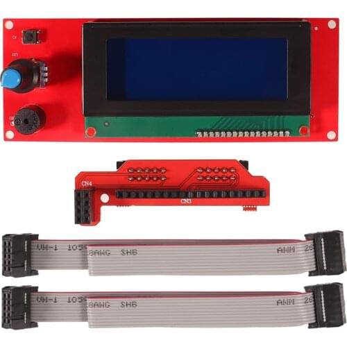 2004 LCD Graphic Smart Display Controller Board with Adapter Cable for 3D Printer RAMPS 1.4 RepRap Arduino Mega Shield