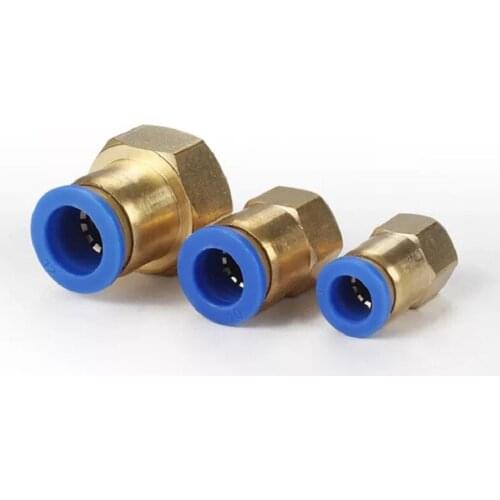 Pneumatic Connector Fittings Hose 6mm 4mm 10mm 12mm 8mm 1/8'' 1/4'' 3/8'' 1/2'' Female Thread Push In Fitting For Air Pipe Joint