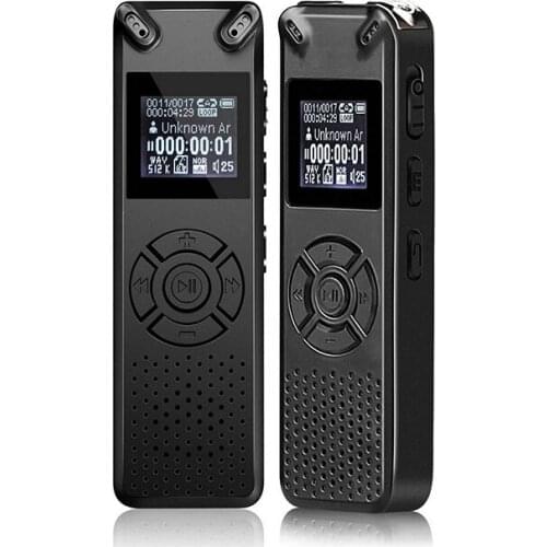 For Telele V91 New 8GB 16GB Voice Activated Portable Recorder MP3 Player Telephone Audio Recording Digital Voice Recorder Dictap