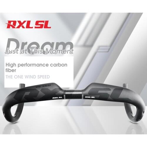 RXL SL Bicycle Drop Handlebar 31.8mm Carbon Handlebar Road Bike UD Glossy/Matte 400/420/440mm Internal Routing Handle Bar
