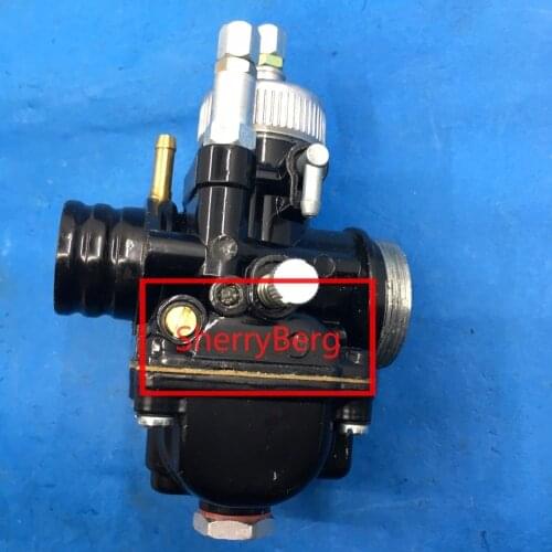 SHERRYBERG Dellorto Replica carburetor PHBG 21MM BLACK 70cc 90cc carby fit for Yamaha Zuma Puch