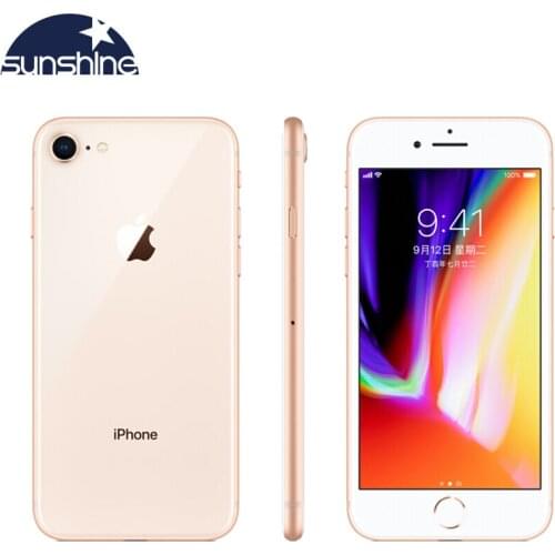 Apple iPhone 8 Used Original GSM Unlocked iOS A11 Bionic 2GB RAM 64G/256GB ROM 4.7" Display 12.0MP Fingerprint Smartphones