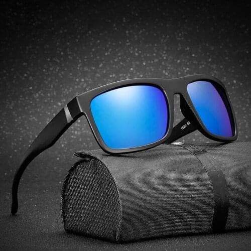 Polarized Sunglasses Polaroid Men Women Classic Square Plastic Driving Sun Glasses Male Fashion Black Shades