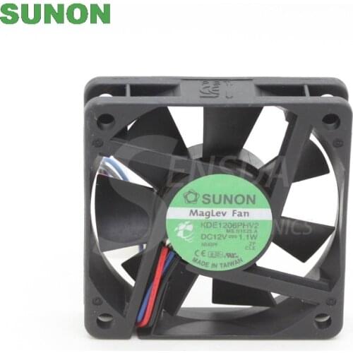 For Sunon KDE1205PFV2 maglev fan 5CM 50mm DC 12V 1.1W computer cpu inverter server axial cooling fans