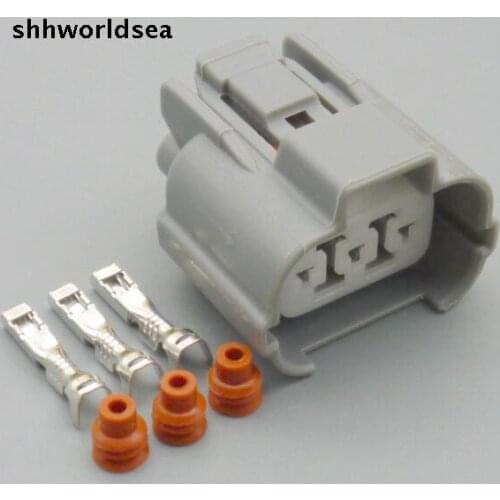 Worldgolden 5/30/100sets 2.0mm 3way kit plastic terminal connector 6189-0130 Headlight socket height adjustment motor for honda