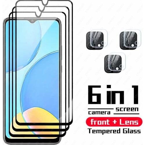 For Oppo A15 Glass Camera Protective Tempered Glass For Oppo A 15 6.52" Oppoa15 Screen Protector Safety Armor Phone Cover Film