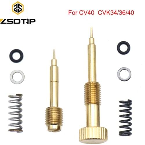ZSDTRP Motorcycle Carburetor Idle Speed Adjusting Screw kit For PWK keihin CV40 CVK34/36/40 Carbs