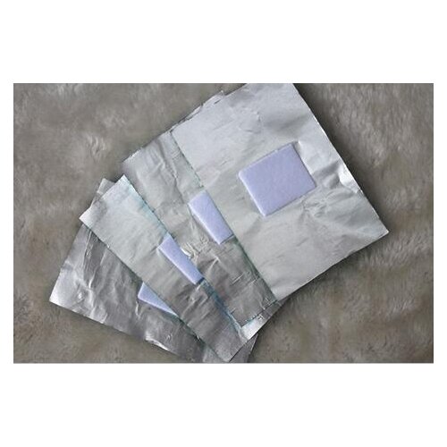 100 pcs /pack Aluminium Silver Foil Nail Wraps Nail Art Soak Off Acrylic UV Gel Polish Remover Tools
