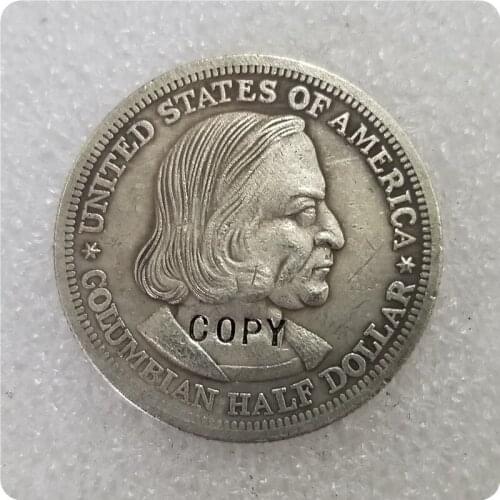 1892 half Dollar Columbian Exposition Copy Coin commemorative coins-replica coins medal coins collectibles