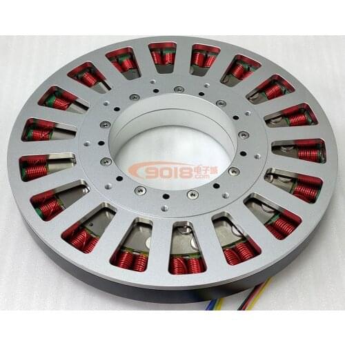 600W Large Permanent Magnet Brushless DC Motor Ultra-Low Speed Large Torque Torque Motor Large Diameter Ultra-Thin