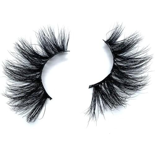 25mm Mink Eyelashes Dramatic Long Natural Lashes Handmade 25mm Resuable 3d Mink Lashes Make Up Vendors Fake Eyelashes 6D18