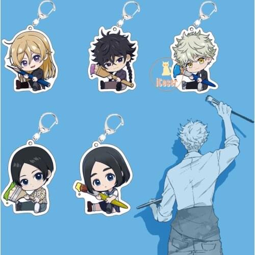 50PCS Anime SK8 The Infinity MIYA Reki Kyan Stickers SK8 Cosplay Accessories Hasegawa Cherry Blossom Joe PVC Waterproof Stickers