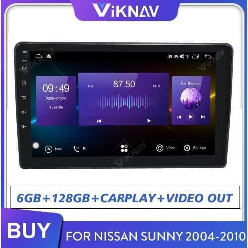 For nissan sunny 2004 2005 2006 2007 2008 2009 2010 android car radio multimedia player tape recorder head unit stereo autoradio