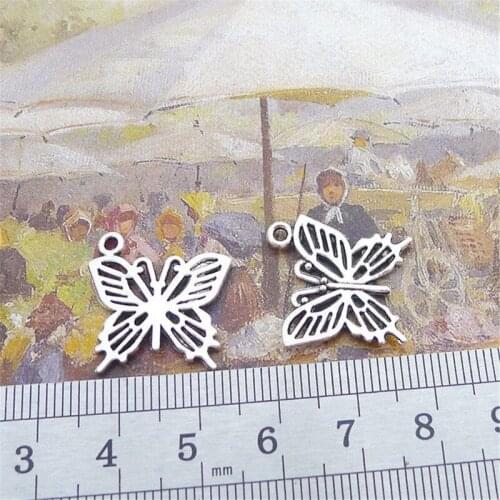 Butterfly Animal Charm Pendants Jewelry Making Finding DIY Bracelet Necklace Earring Accessories Handmade 5pcs