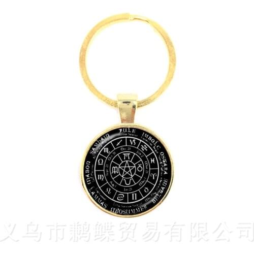Good A++ Brand Keychain New Twelve Constellations Glass Keyring Time Gem Popular Pendant Jewelry Wholesale