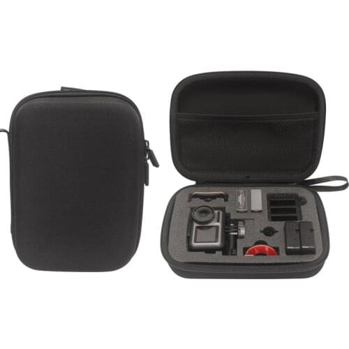 Portable case action camera bag Battery charger box for dji osmo action camera Accessories