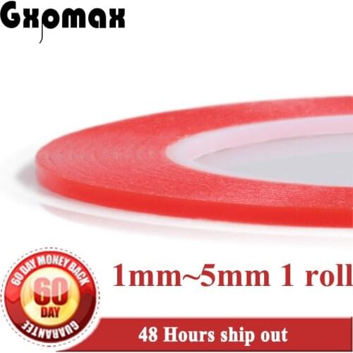 GXPMAX (1mm~1.5mm~2mm~5mm) Choose, 25M/Roll, Strong Two Sides Acrylic Glue Tape for Huawei Samsung Cellphone Tablet LCD Display
