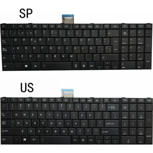 NEW US/SP LAPTOP KEYBOARD FOR Toshiba Satellite P850 L855 L850 L850-T02B