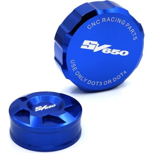 Front Brake Clutch Fluid Reservoir Cover For SUZZUKI SV650 SV 650 1999-2009 2008 2007 2006 2005 2004 Cylinder Cap Motorcycle